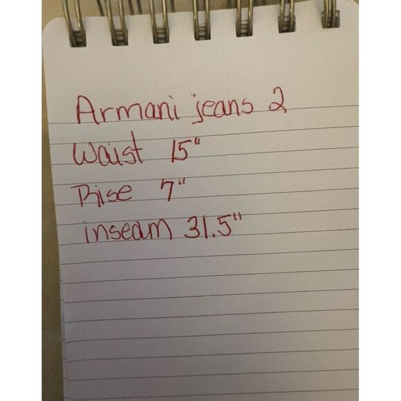 A|X Armani Exchange low rise Y2K jeans size 2 - Picture 8 of 8